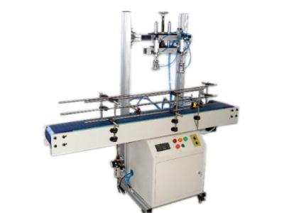 China Automatic Bottle Gallon Filling Machine With Conveyor Air Leakage Detector for sale