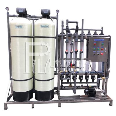 China 1000LPH UF Hollow Fiber Ultra Pure Water Treatment Machine for sale
