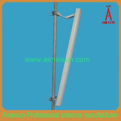 China 3.5GHz 2x15dBi 65 Degrees Dual Polarized Wimax Antenna Directional Panel Antenna for sale