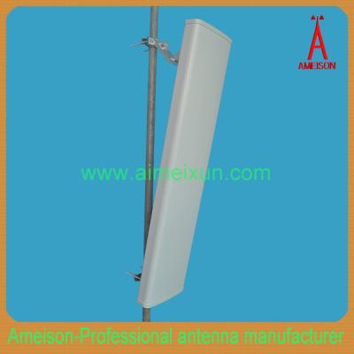 China 3300-3800MHz 2x18dBi Directional Panel Antenna 802·16 wireless antenna wimax antenna for sale