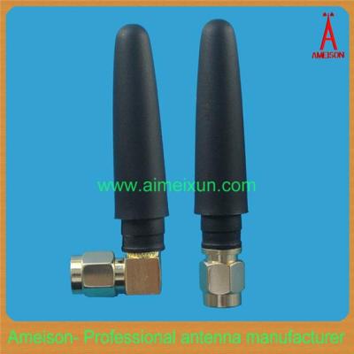 China Ameison 433MHz 2dBi Rubber Duck Antenna-SMA Plug Connector for sale
