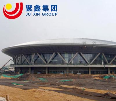 China Techo de cubierta de estadio con arco en el marco espacial para el salón de deportes en venta