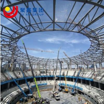 China Modern Design Large Span Steel Structure Gym Arena Soccer Stadium Building for sale