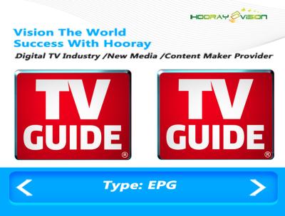 China EPG Conditional Access Software IPTV DTV USB Electronic Program Guide Software for sale