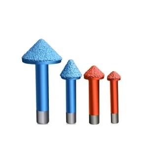 China Diamond Silver Slodering Bits CNC Engraving 3D Router for Hard Stone Vacuum Brazed 3D Carving Tools for sale
