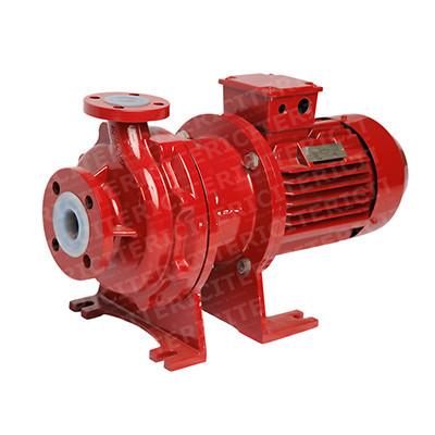 China FEP Lined Magnetic Drive Centrifugal Pump For Nitric Acid for sale