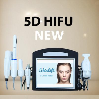 China Touch Screen 6 In 1 Treatment 4MHz Hifu Lifting Machine for sale