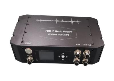 China FDD IP Radio Modem Tactical Bi Directional COFDM Long Range Transmission for sale