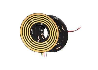 China Small Thickness Flat Slip Ring Transmitting 5A Current with Low Contact Resistance for sale