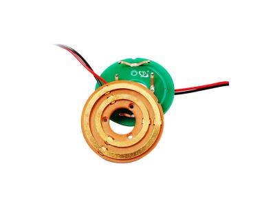 China 13mm Hole Dia Pancake Slip Ring Ultra Low Resistance for sale