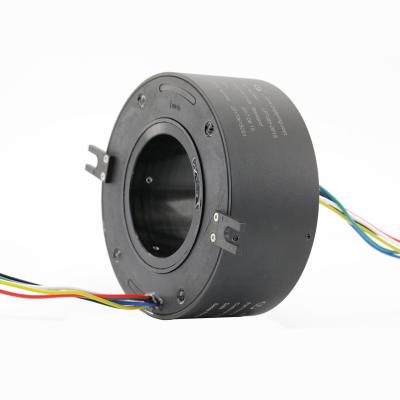 China 70mm Hore Size Design Through Bore Electrical Slip Ring 15A 38mm 6 Circuits for sale