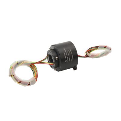 China Industrial 240VAC Through Hole Slip Ring IP50 Engineering Plastic 6CKT for sale