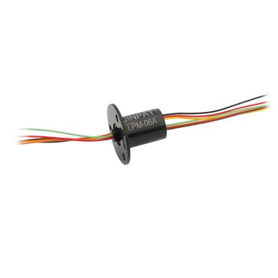 China 300RPM Miniature Capsule Slip Ring 6 Circuit 2A IP40, Integrated structure design for sale