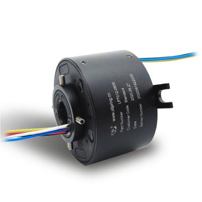 China ID 12.7mm Through Hole Slip Ring 6 Circuits 5A for sale