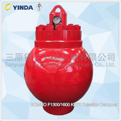 China BOMCO Mud Pump Dampener F1300/1600 KB75 Pulsation Dampner Piston Pump for sale