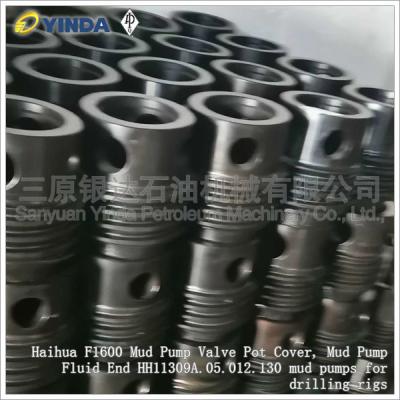 Chine Couverture de pot de valve de pompe de boue de Haihua F1600, pompes de boue liquides de l'extrémité HH11309A.05.012.130 de pompe de boue pour des plates-formes de forage à vendre