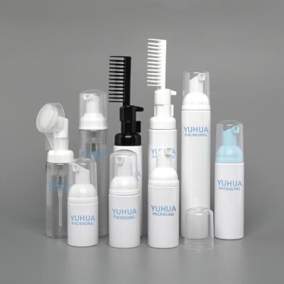 China 30ml 40ml 60ml 80ml Plastic Foam Bottle For Skincare Hot Stamping for sale