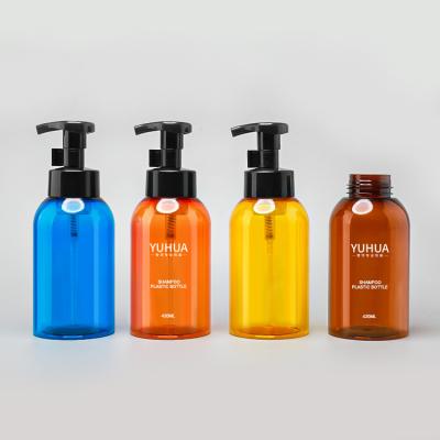 Chine la bouteille de pompe de la mousse 420ml en plastique a adapté la couleur et le Logo Rainbow Color aux besoins du client à vendre