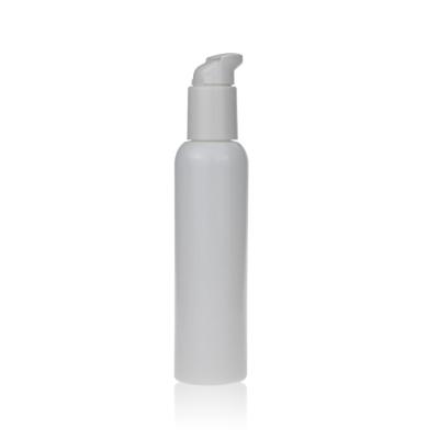 China Semi Opaque White 120ml Opal Glass Bottle Lotion Pump Bottle for sale
