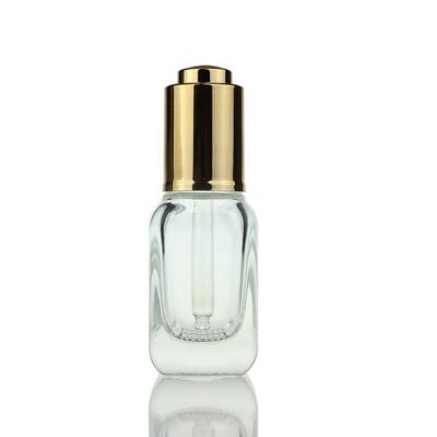 China OEM cosmético del proveedor del maquillaje de la botella 30ml del suero de la pestaña del dropper del cristal de botellas del suero de la cara para el aceite S028 en venta