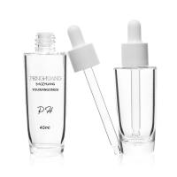 China Custom Cosmetic Packaging 40Ml Clear Glass Lotion Bottle for sale