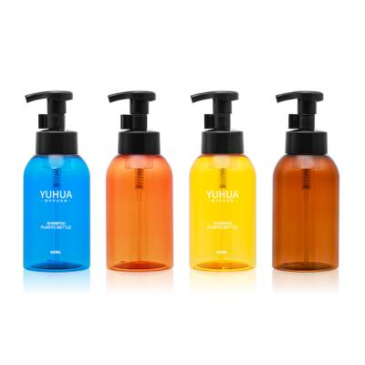 中国 Wholesale 420ml plastic pump bottle sprayer PCR bottle hand washing shampoo bottle 販売のため