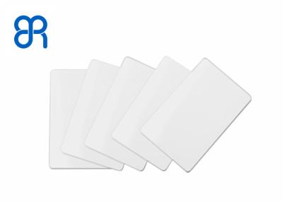 China High Recognition Rate White RFID Tag Card , Passive UHF Tags For Vehicle Management for sale