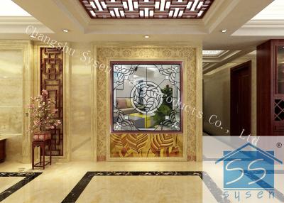 China Painéis decorativos moderados dobro do vidro de janela, vidro de janela preto da casa da pátina à venda