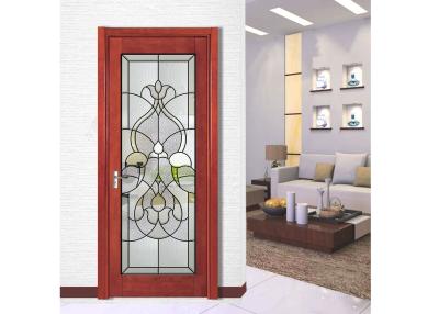China Polished Hollow Structure Durable Clear Beveled Glass Panels For Window / Door / Curtain for sale