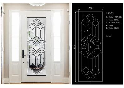 China Refracted Light Translucent Stained Glass Window Panels Temperature Control Energy Efficiency for sale