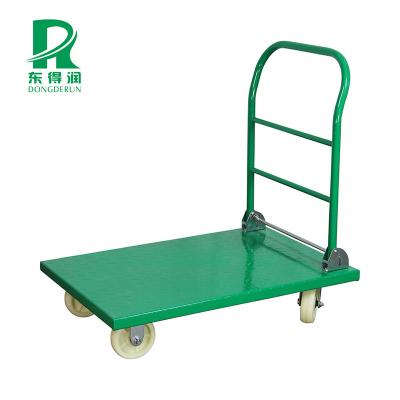 Chine Plateforme d'entrepôt de haute résistance Chariot de chariot de transport facile Capacité de charge élevée à vendre