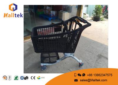 China Portable Plastic Hand Supermarket Shopping Trolley Smart Cart Shopping Trolley for sale