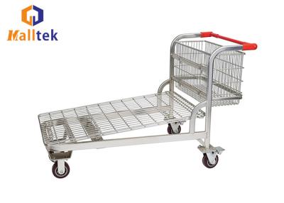 China Hand Push 500kgs Logistics Warehouse Storage Trolley for sale