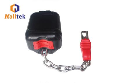 China Zinc Alloy Shopping Cart Coin Lock With 260mm Chain for sale