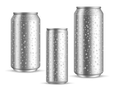 Chine La boisson non alcoolisée en aluminium lisse mince de Stubby Color 355ml met en boîte le couvercle 200cdl à vendre