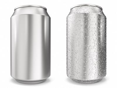 China Sleek 250ml Blank Aluminum Soda Cans Soft Drinking With Customized Shape for sale