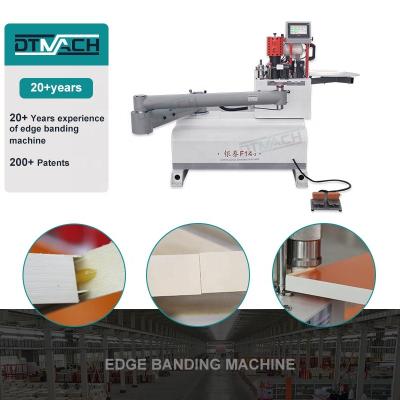 China DTMACH mdf board automatic edge banding machines manufacturers woodworking furniture edge banding making machine for sale