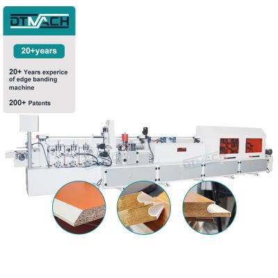 China DTMACH F370 45 degree and curved edgebander cj edge banding machine softforming edge banding machine for sale