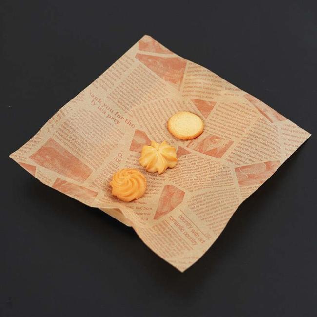 Custom printed greaseproof paper liners