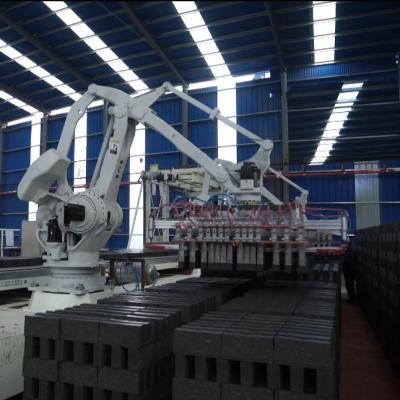 China Fired Clay Brick Making Machine Robot Stacking Machine For Robot Grippers Structure for sale