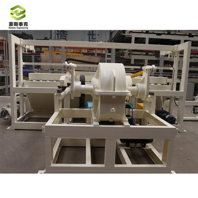 Technical diagram of brick cutting machine components