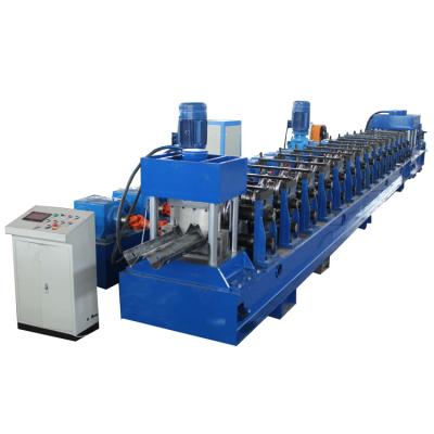 China Highway Beam Roll Guardrail Forming Machine W Beam Crash Barrier Chain Drive for sale
