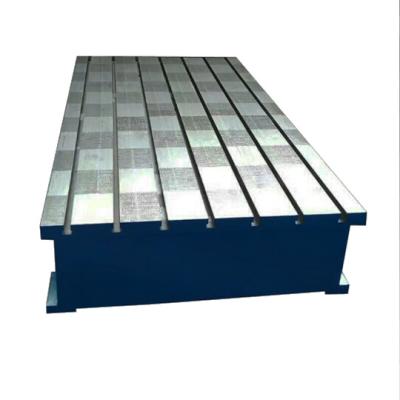 China Tipo placa de la tabla de piso ranurada T de la fresadora del CNC de la placa de la superficie del arrabio en venta