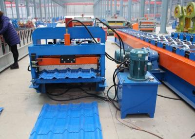 China Slate Shake Profile Highway Guardrail Roll Forming Machine 20-30 GA Thickness for sale