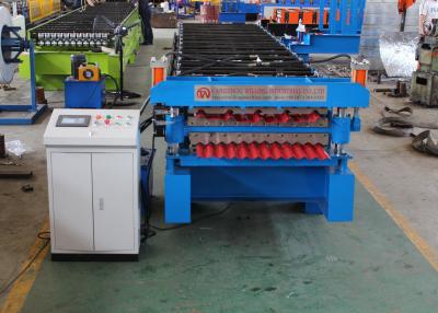 China IBR And Corrugated 0.9mm Roof Panel Roll Forming Machine for sale