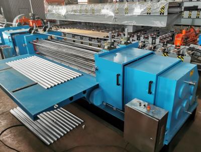 China 0.12-0.2mm Barrel Corrugated Roll Forming Machine For Thin Galvanized Material for sale