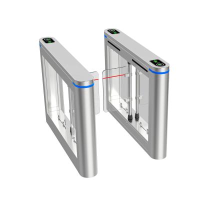 China Automatic Security Swing Turnstile Barrier Gate RS485/IP/TCP For Office Hotel Mall for sale
