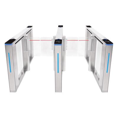 China Smart Speed Gate Turnstile Optical Coating Swing Gate Turnstile With Face Recognition for sale