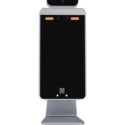 China QR Code Face Recognition Terminal 8 Inch Facial Recognition Entry System For Swing Turnstile Gate for sale