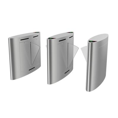 China Multifunctional Flap Card Access Turnstiles 304 Stainless Steel Turnstile Entrance Gates for sale